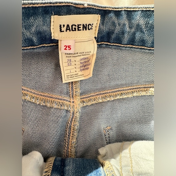 L'Agence Mid-Rise Straight Leg Jeans NWOT - Picture 4 of 4